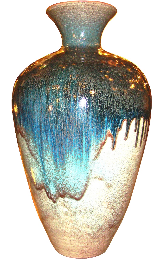 Monumental Decorative Glazed Pottery Vase | Modernism